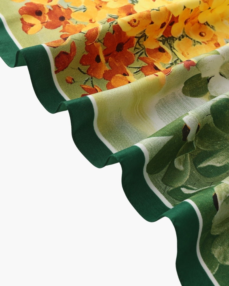 Miano® | Foulard impressionniste Old Money Garden