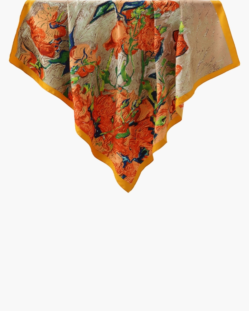 Miano® | Foulard impressionniste Old Money Garden