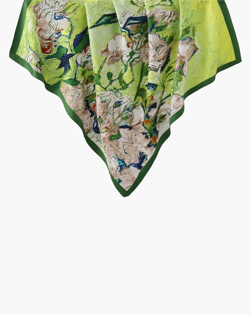 Miano® | Foulard impressionniste Old Money Garden