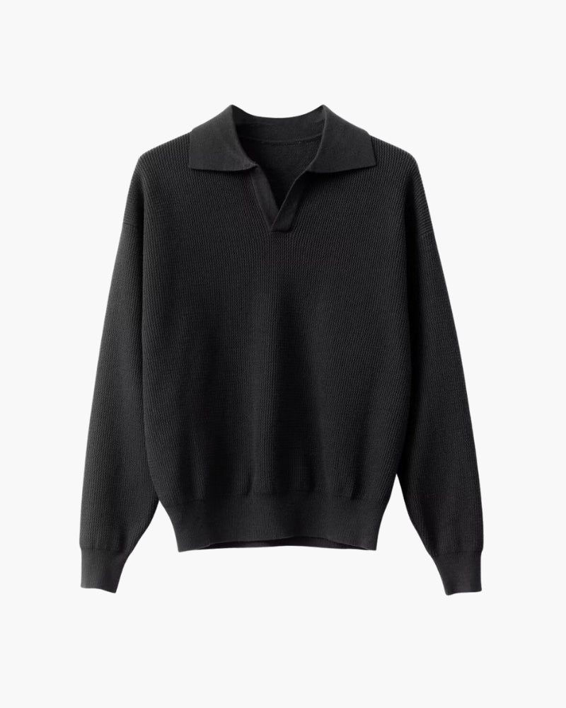 Miano® | Knit Polo Sweater