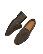 Miano® | Mocassins en daim haut de gamme - Semelles noires