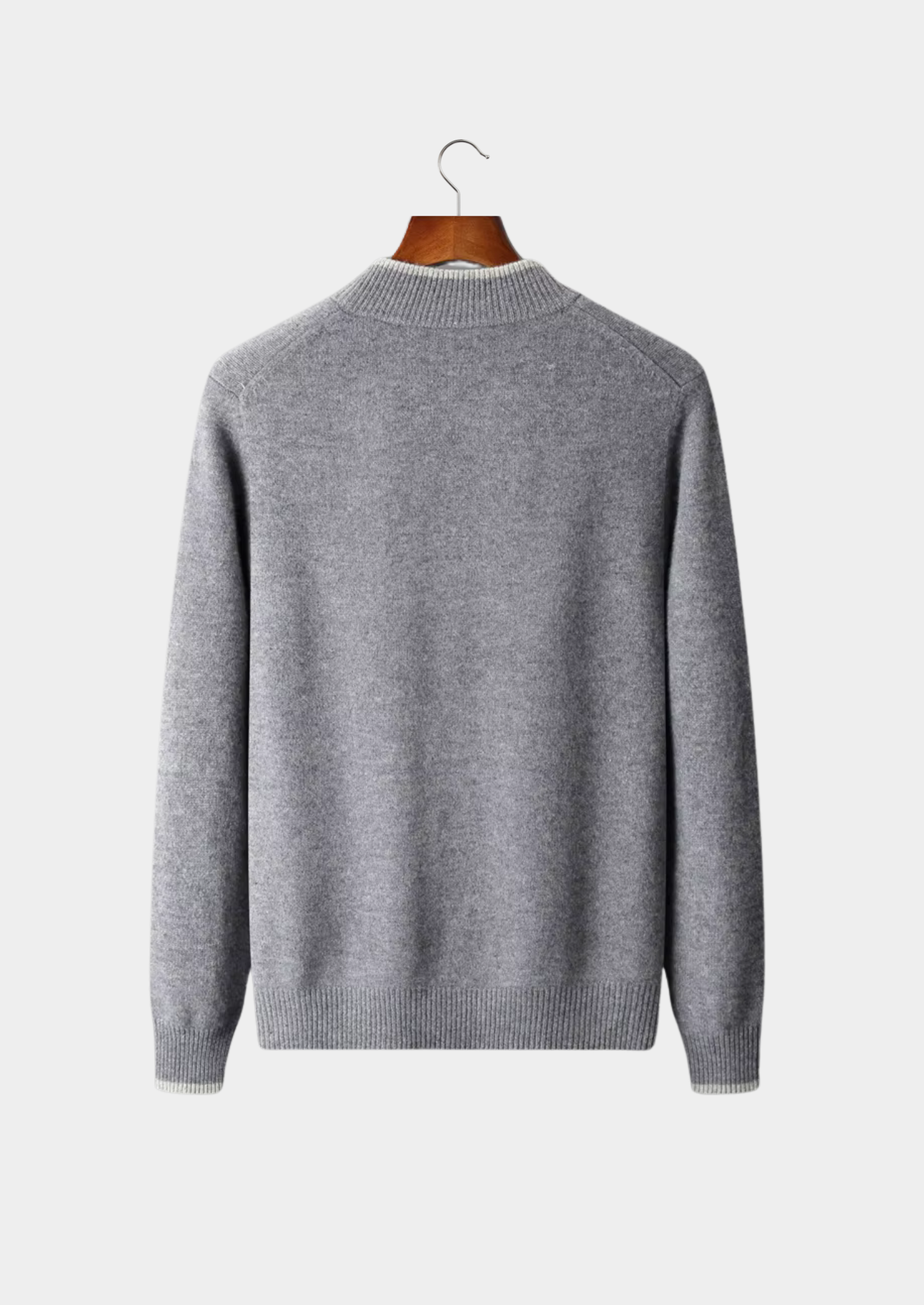 Miano® | CARDIGAN BISTEPIS À FERMETURE ÉCLAIR EN LAINE MÉRINOS