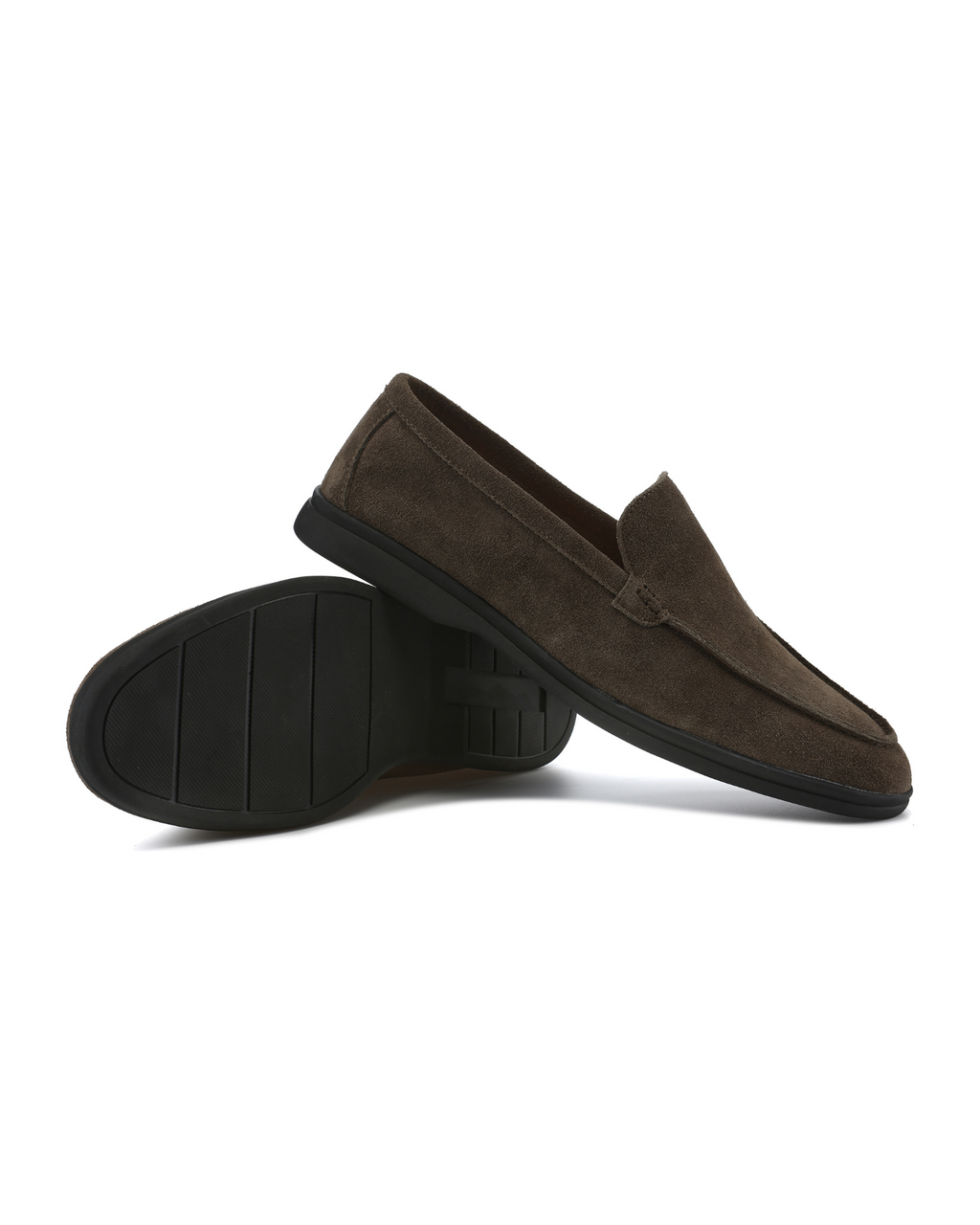 Miano® | Mocassins en daim haut de gamme - Semelles noires