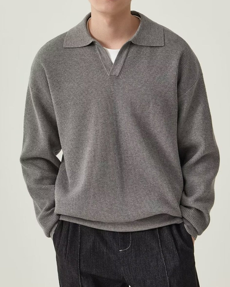 Miano® | Knit Polo Sweater