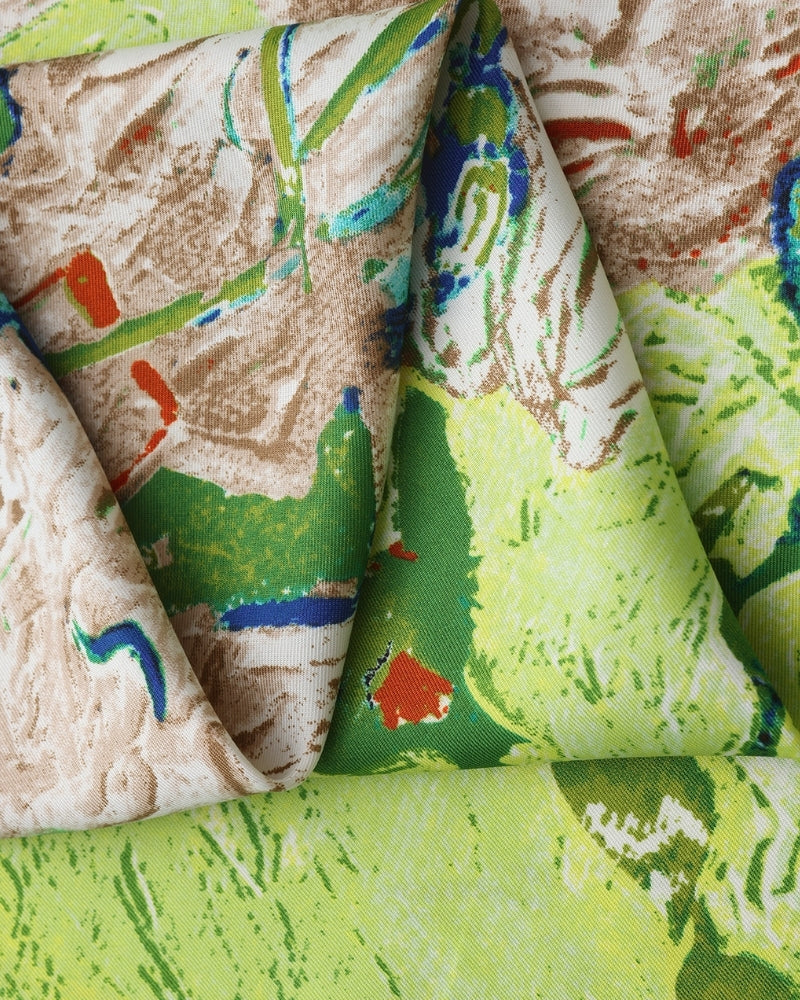 Miano® | Foulard impressionniste Old Money Garden