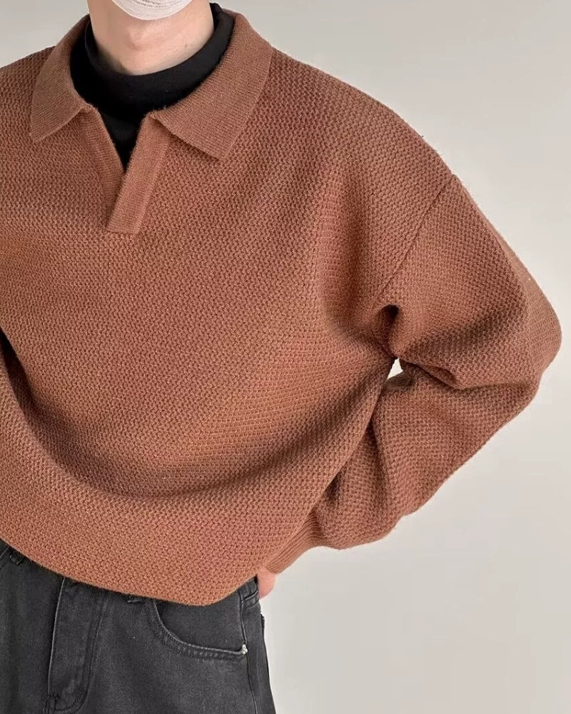 Miano® | Knit Polo Sweater