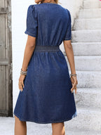 Miano® | Elegant denim robe 