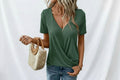 Miano® | Lianna™ - V-neck T-shirt with ourlet twisté