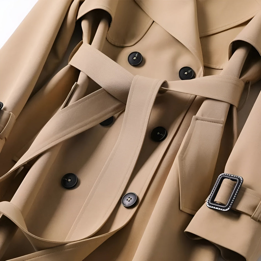 Miano® | Ophélie™ | Trench-coat is elegant in timeless style