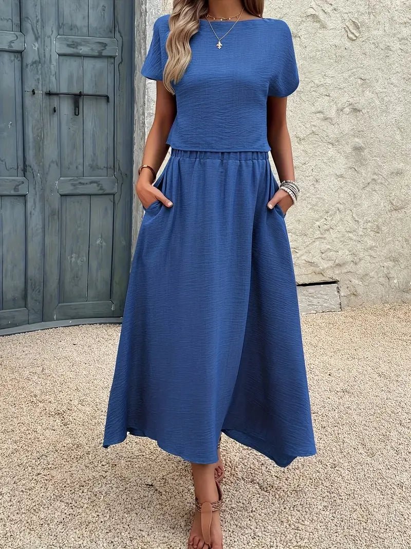 Miano® | Ensemble D'été Reina - Top & Jupe En Lin