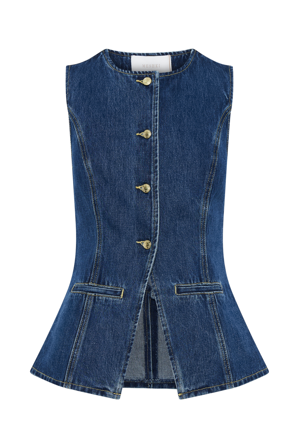 Miano® | SARA - ENSEMBLE IN DENIM TRENDANCE BOUTONS