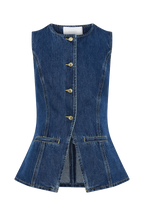Miano® | SARA - ENSEMBLE IN DENIM TRENDANCE BOUTONS
