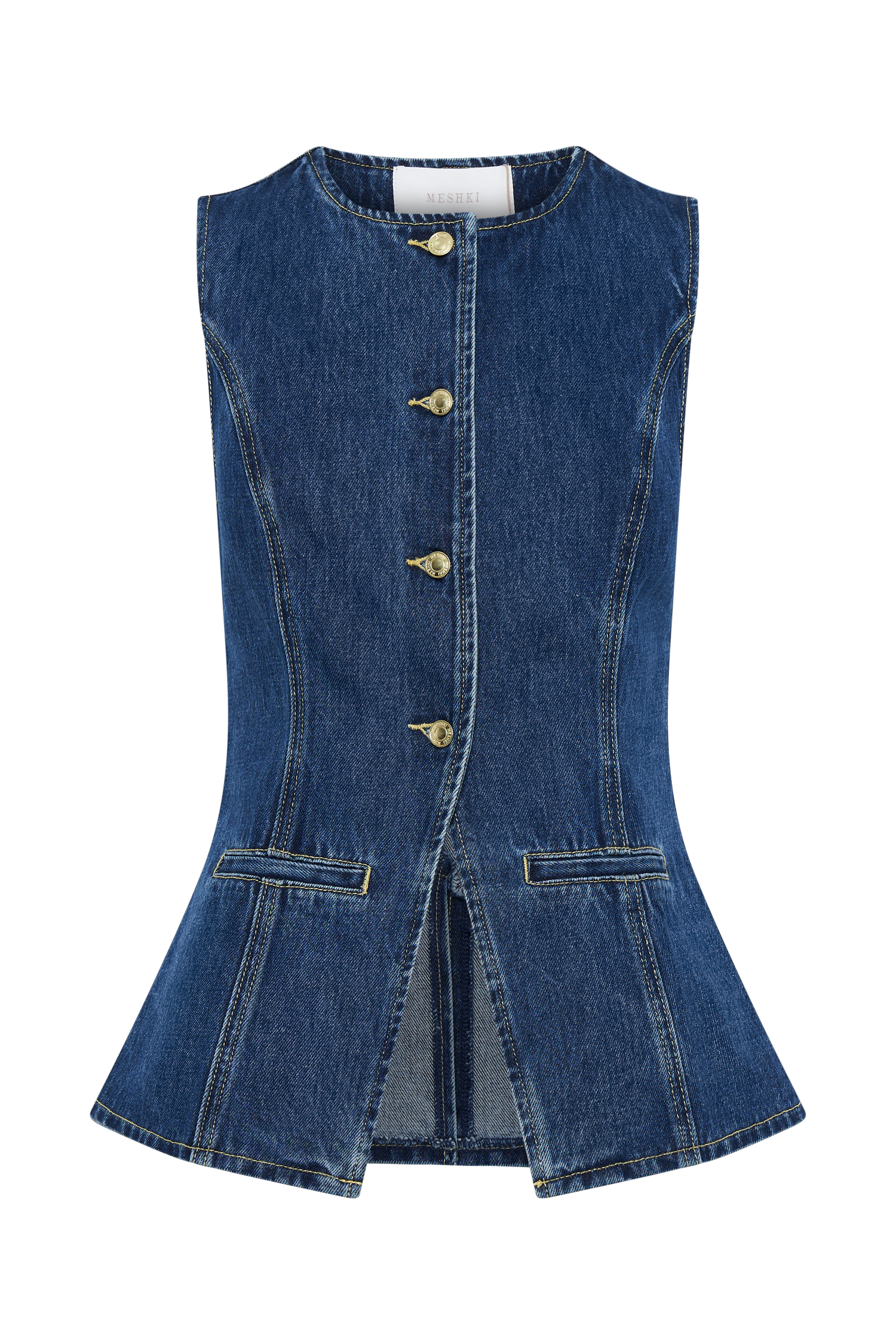 Miano® | SARA - ENSEMBLE IN DENIM TRENDANCE BOUTONS