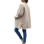 Miano® | Classique oversize manteau with fermentation with boutons 