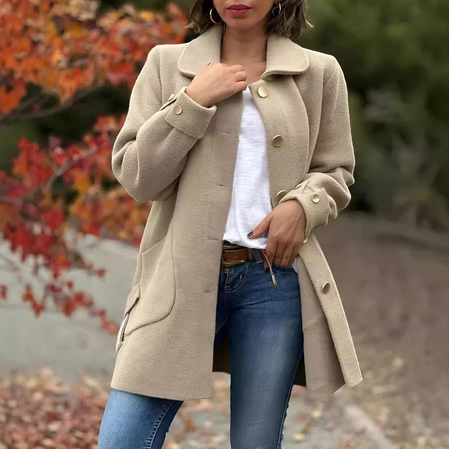 Miano® | Manteau oversize classique avec fermeture à boutons