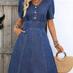 Miano® | Elegant denim robe 