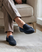 Miano® | Mocassins en daim haut de gamme - Semelles noires