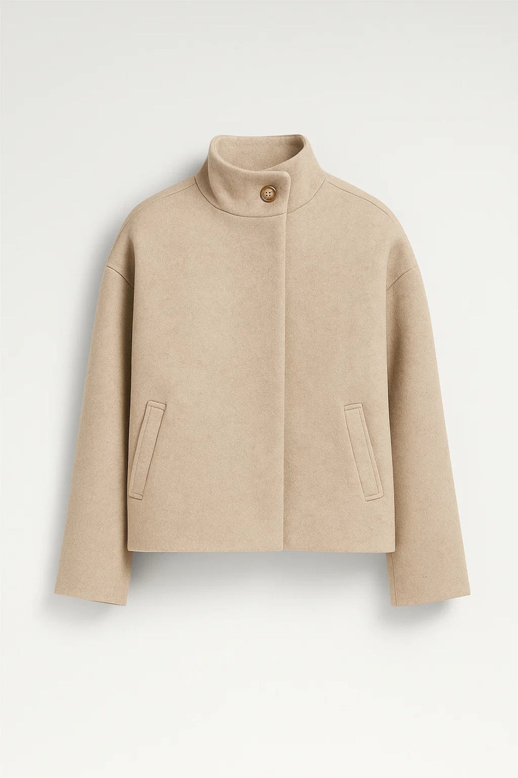 Miano® | Veste courte avec col haut et fermeture à bouton