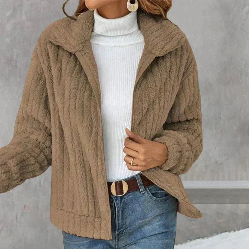 Miano® | Mandy™ | Cardigan Stylé en Peluche