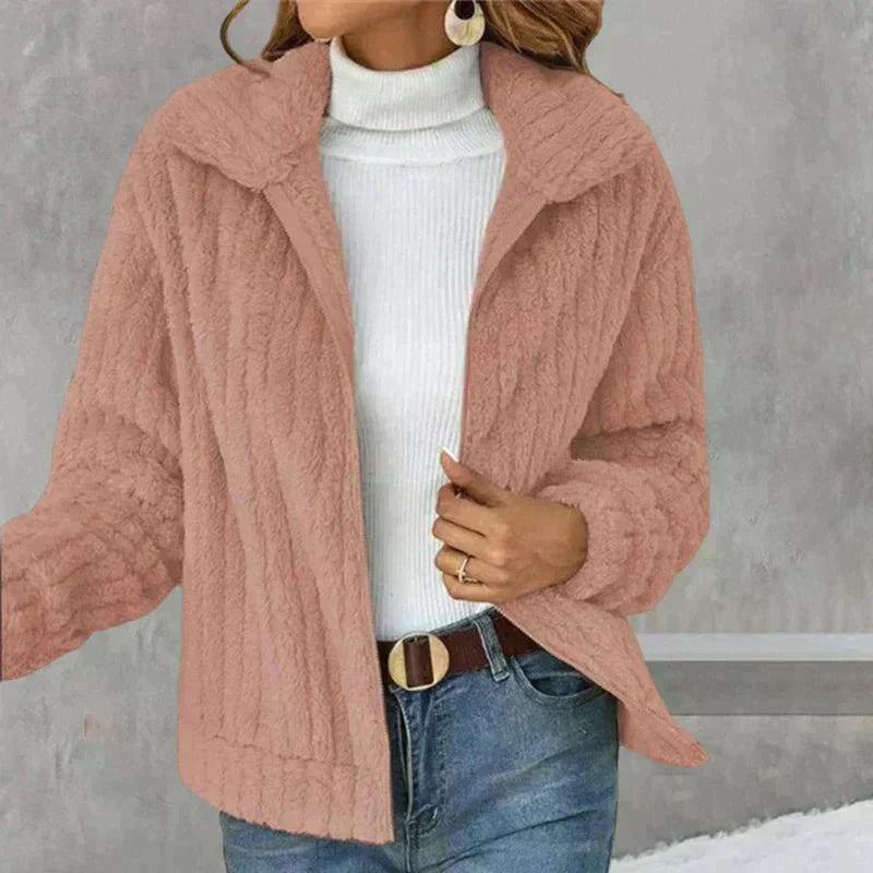 Miano® | Mandy™ | Cardigan Stylé en Peluche